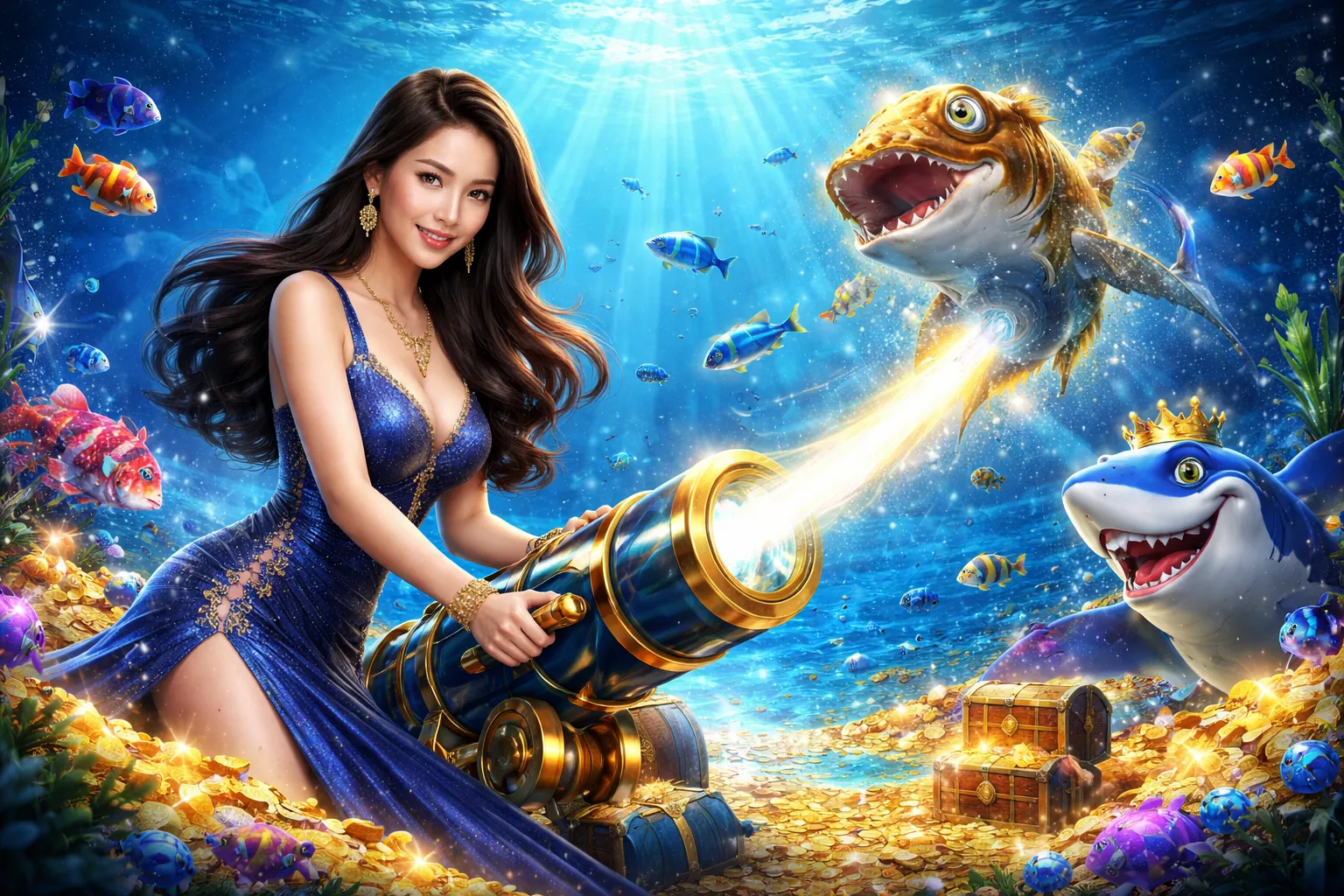 Thế giới bắn cá 6789win.com với đại dương rực rỡ